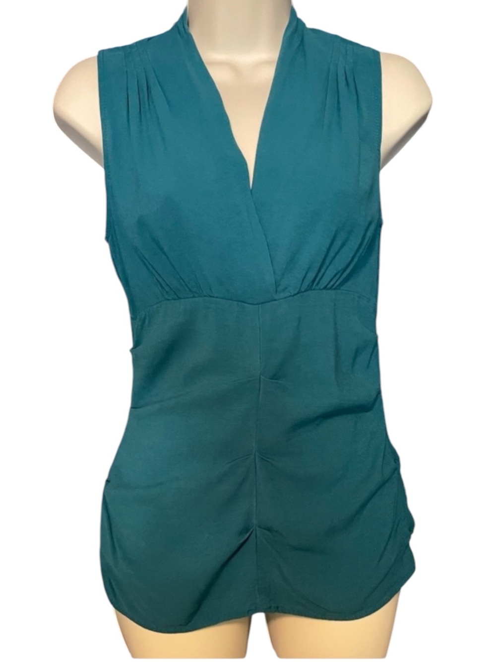 Le Chateau faux wrap office blouse XS